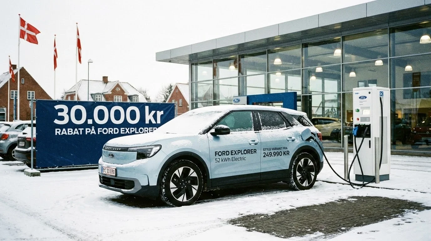 Ford skærer op til 30.000 kr. af Explorer og Capri: Sådan rammer rabatten danske elbilkøbere (og alternativerne)