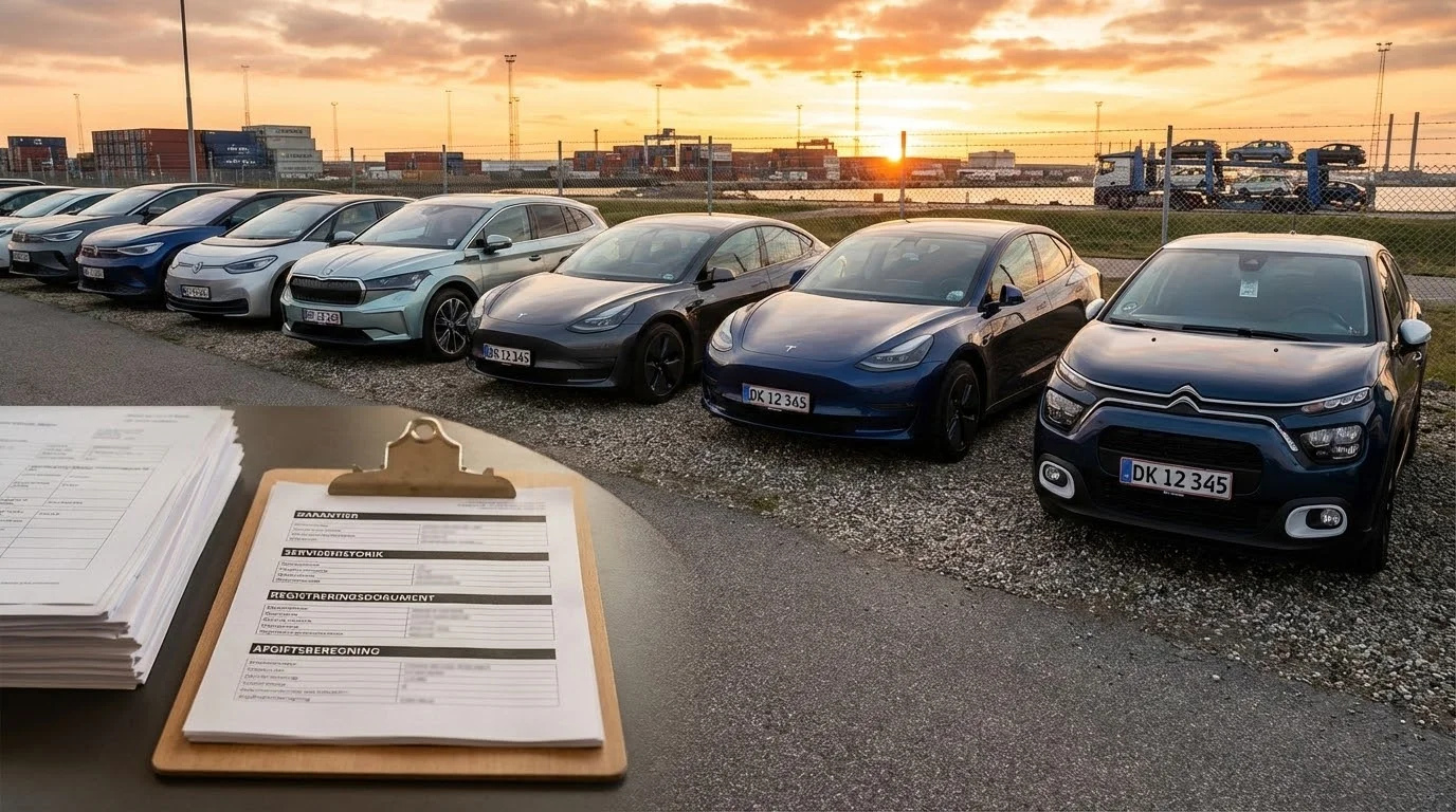 Importbølgen: Sådan påvirker næsten‑nye elbiler fra udlandet pris, garanti og service i Danmark