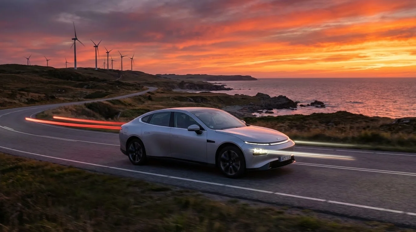 XPeng P7+ lander i Danmark: pris, rækkevidde og opladning